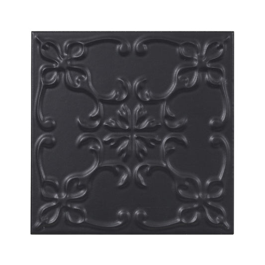 Revestimento Artsy Floral Black 20,3x20,3 Bold - Ceral