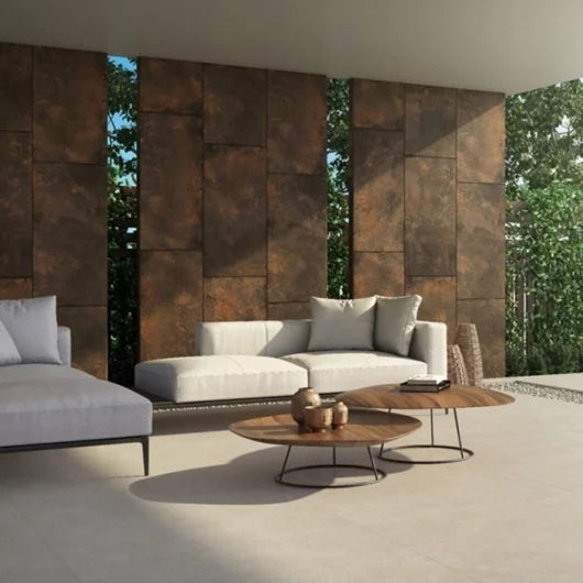 Porcelanato Gran Corten Steel 62x122 - Embramaco