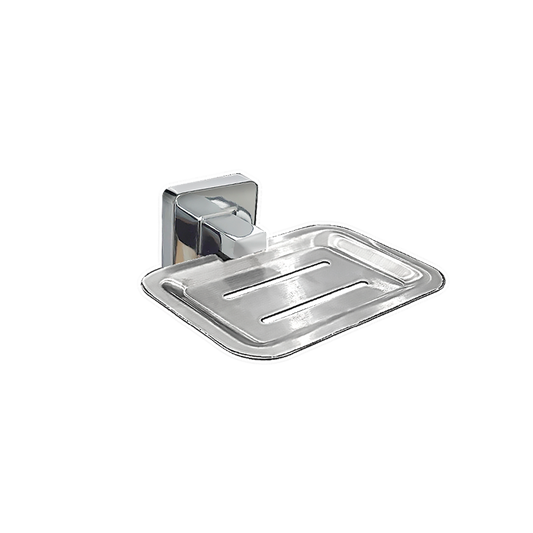 Porta Sabonete Quadrado Inox SBCRO-ZM-Q - FLVX
