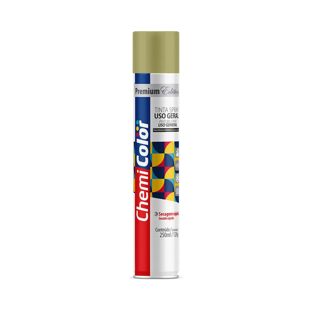 Tinta Spray  Dourado 250ml - Chemicolor