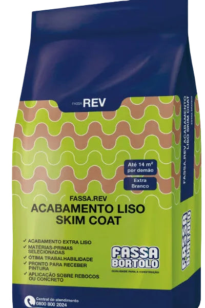 Acabamento Liso Skim Coet 10KG - Fassa Bortolo