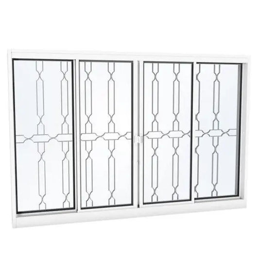 Janela Branca Elo 100X150 4 folhas-Vitralfer