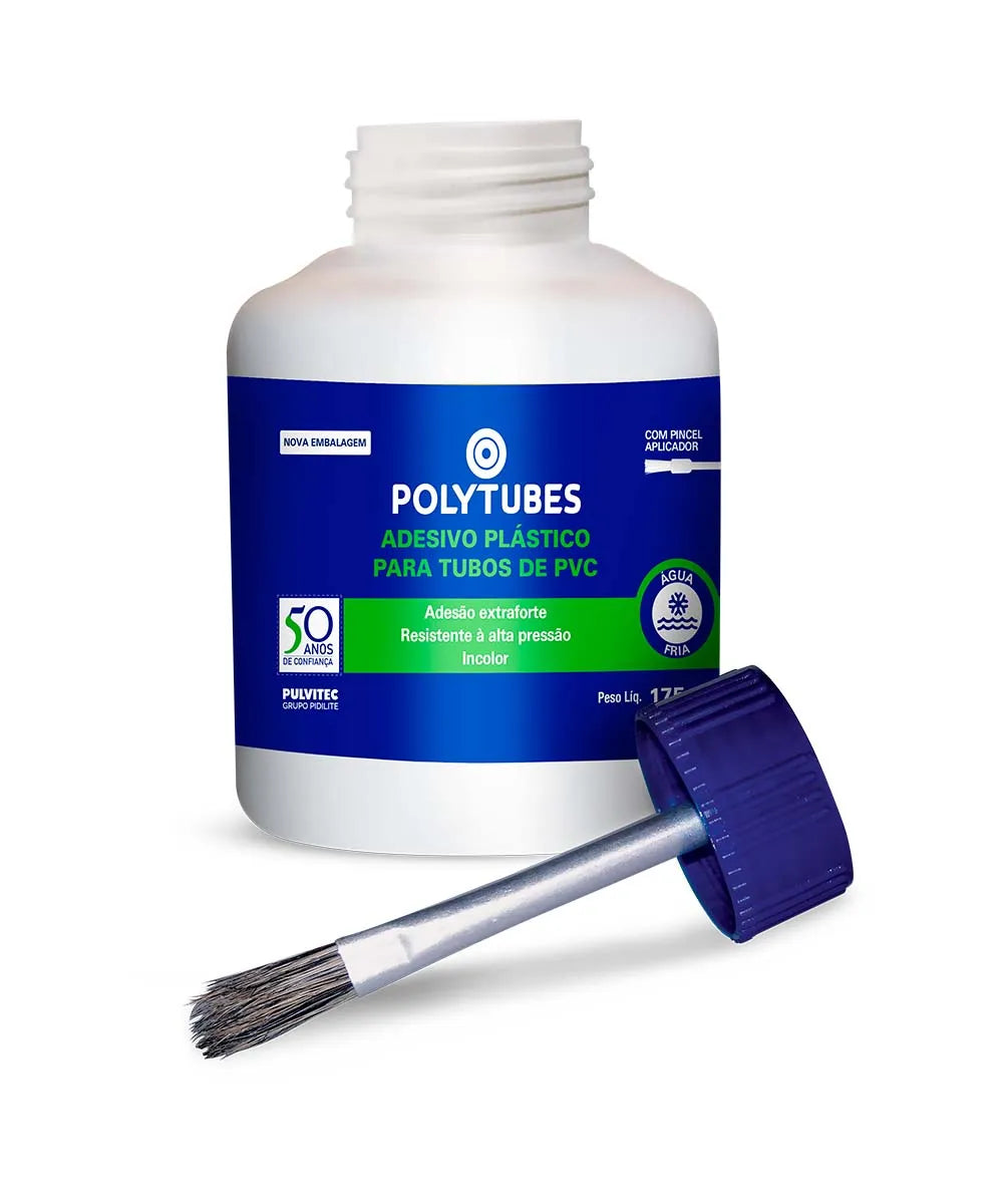 Adesivo PVC Com Pincel 175 Grs Incolor - Pulvitec