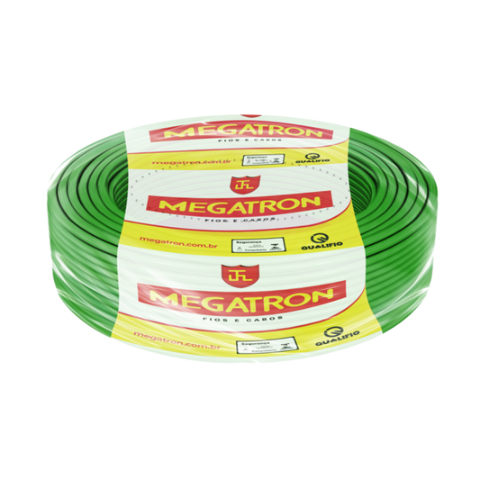 Cabo Flexível Verde 4,0MM 100MT - Megatron