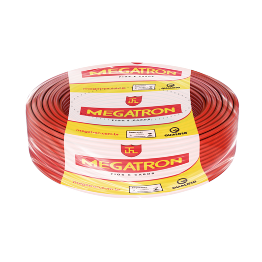 Cabo Flexível Vermelho 2,5MM 100MT - Megatron
