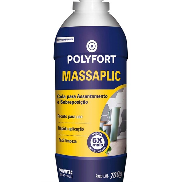 Adesivo Revestimento Massaplic 700 Grs - Pulvitec