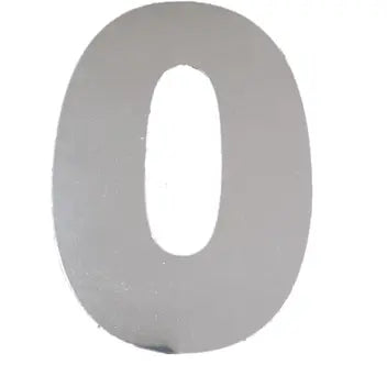 Algarismo número 0 15cm - Requinte