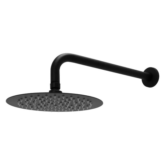 Chuveiro Redondo 8" Inox Preto Slim 7367 - Furkin