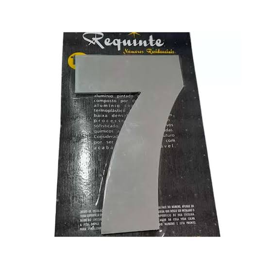 Algarismo número 7 15cm - Requinte