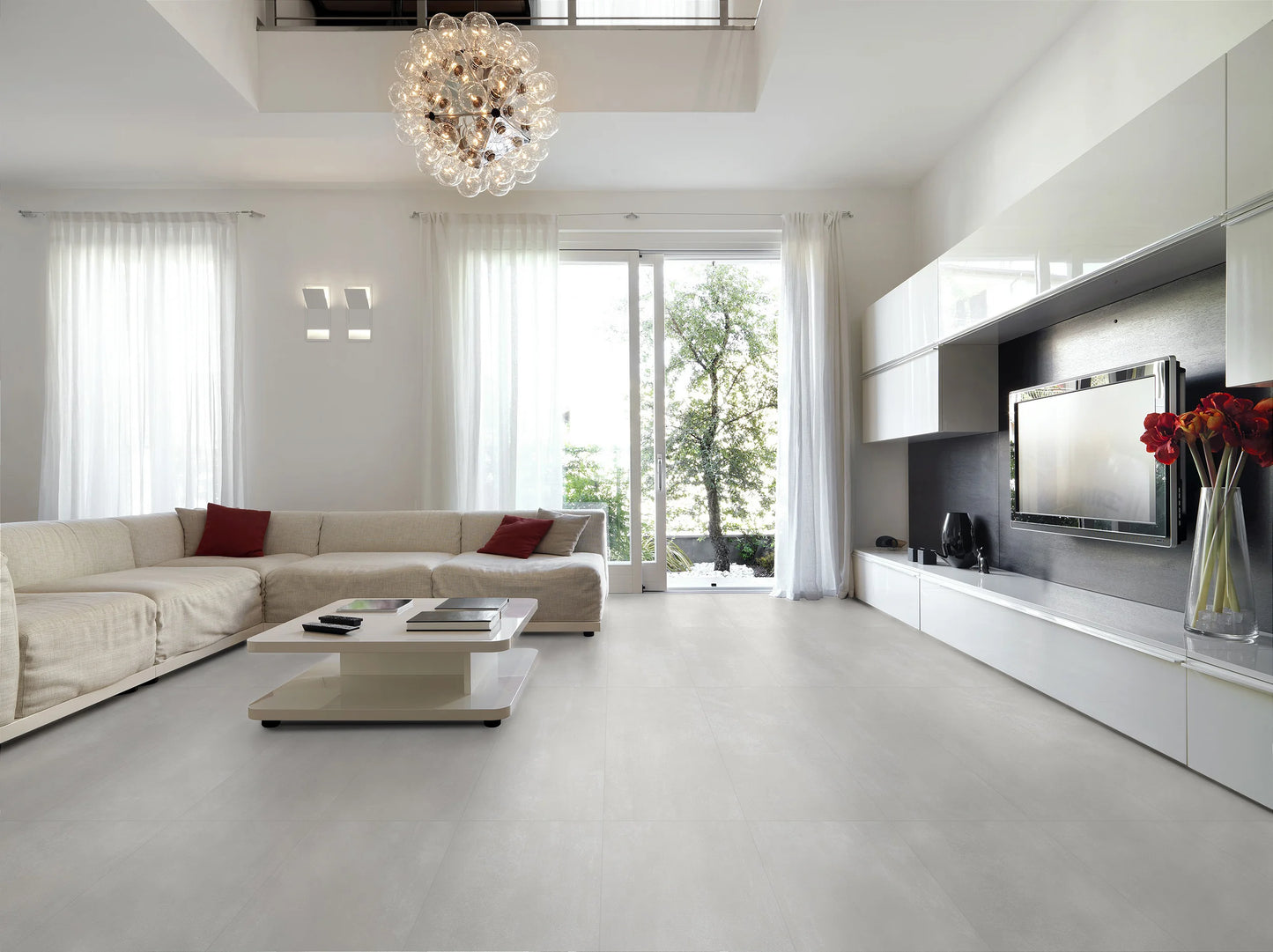 Piso Alvorada Cinza 71X71 Acetinado - Duragres