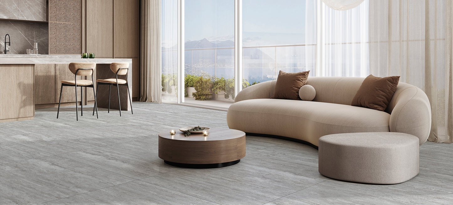 Porcelanato 90X90 Romano Bigio Acetinado - Delta