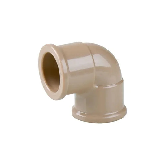 Joelho Soldável Pvc Marrom 25mm x 45 - Tubozan