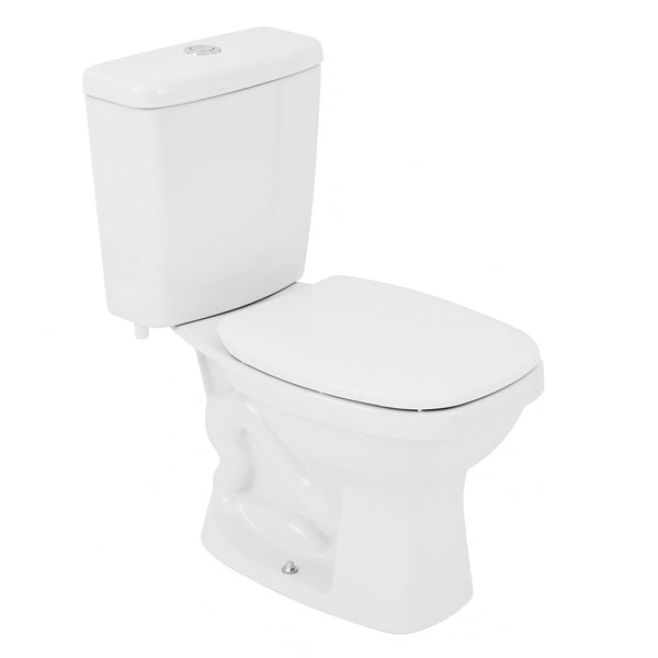 Kit Bacia Com Caixa Acoplada Square Branco Com Acessorios - Celite