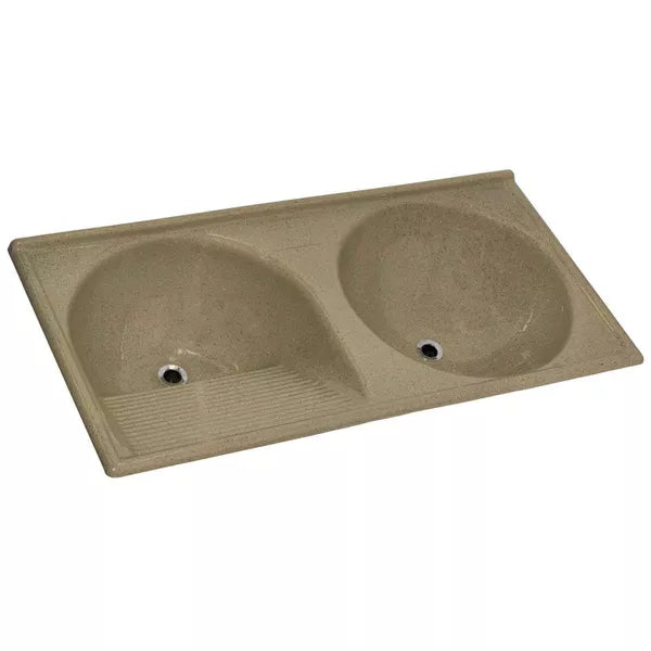 Tanque 37 Litros 102X50 Mármora Sintético Granitado MR Premium - Decoralita