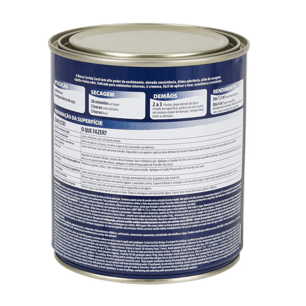 Coral Massa Corrida 1,5 KG - Coral