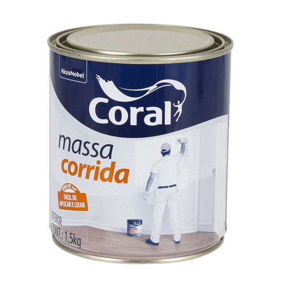 Coral Massa Corrida 1,5 KG - Coral