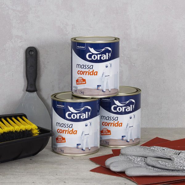 Coral Massa Corrida 1,5 KG - Coral
