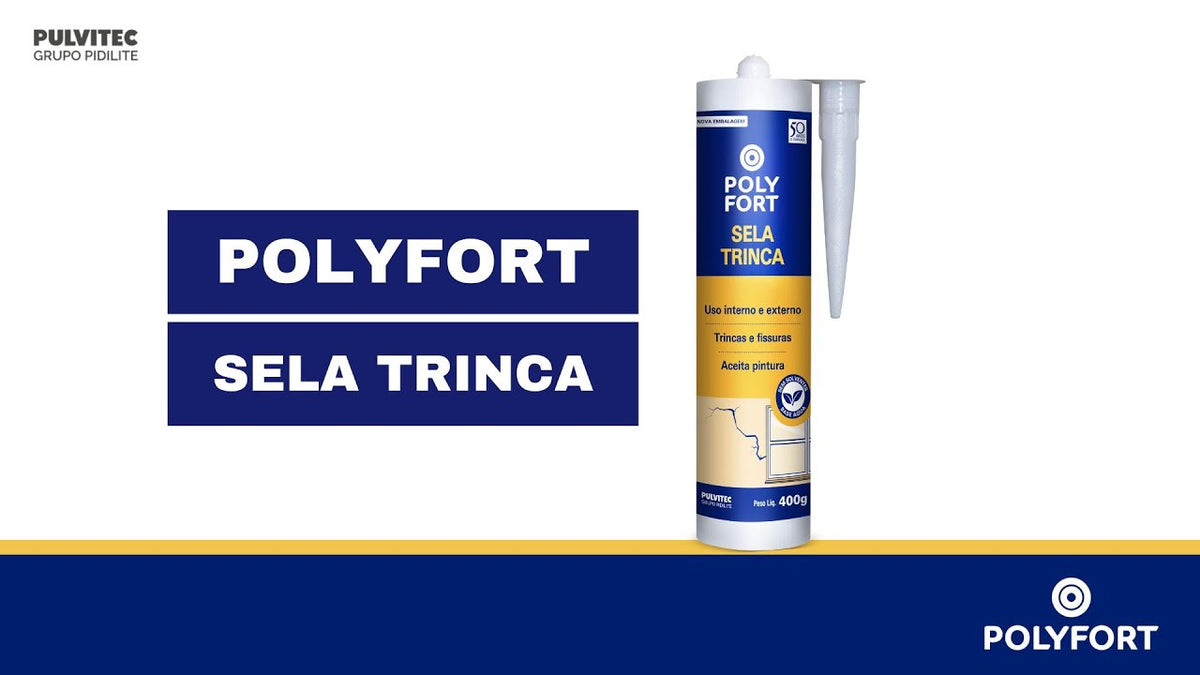 Adesivo Polyfort Sela Trinca 400g - Pulvitec