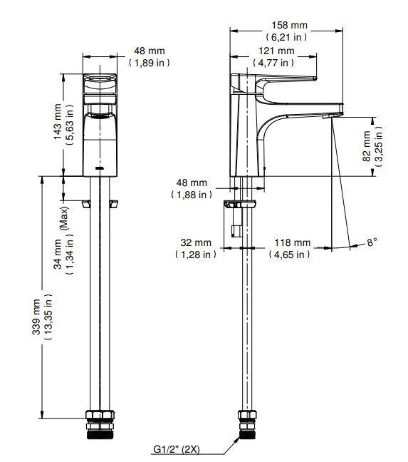 Misturador Para Lavatório Monocomando Mesa Lift ON  - Docol