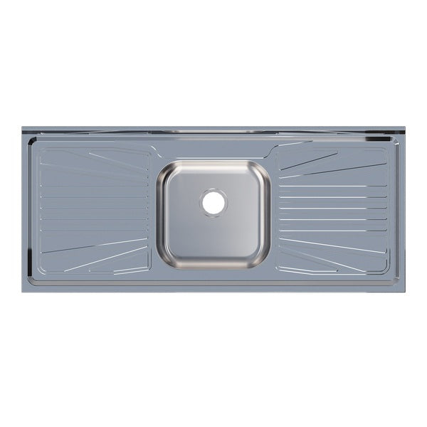 Pia Aço Inox 120X52 Concretada - Fabrinox