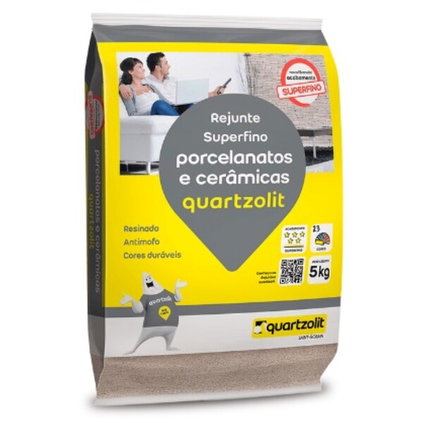 Rejunte Porcelanato Marron Café 5kg - Quartzolit