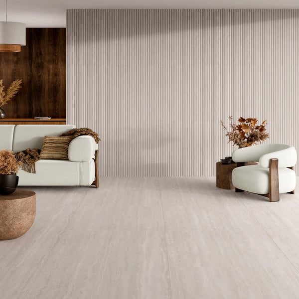 Porcelanato 90X90 Travertino Tivoli Ext - Biancogres