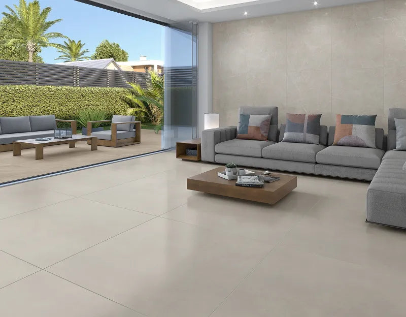 Porcelanato York Bege 121x121 Acetinado AR24163 - Damme