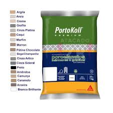 Rejunte Porcelanato Marron 1kg - Portokoll