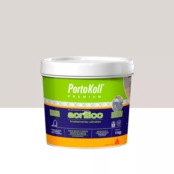 Rejunte Acrílico Marfim 1 Kg - Portokoll