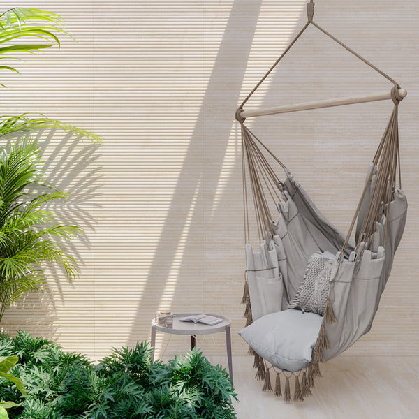 Revestimento 45X90 Aris Travertino Classico Aceinado - Biancogres