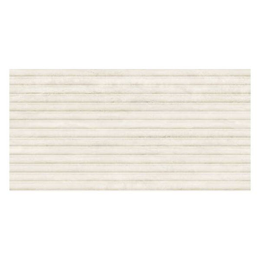 Revestimento 45X90 Flut Travertino Tivoli Acetinado - Biancogres