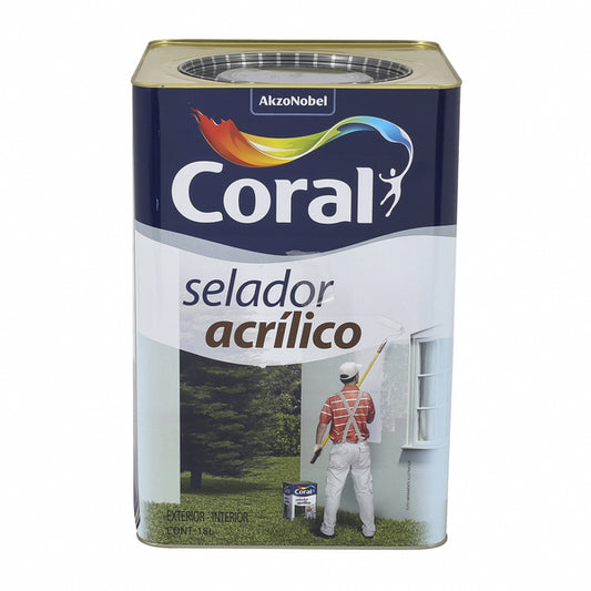 Selador Acrílico Branco 18 Litros - Coral