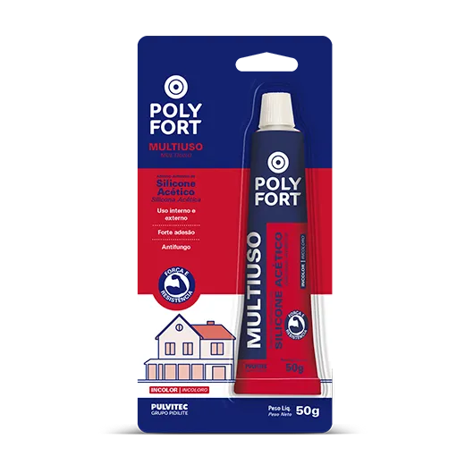 Adesivo Silicone 40/50G Incolor - Pulvitec