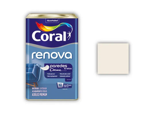 Tinta Base Renova MF 16L - Coral