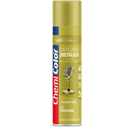 TINTA SPRAY  DOURADO- CHEMICOLOR