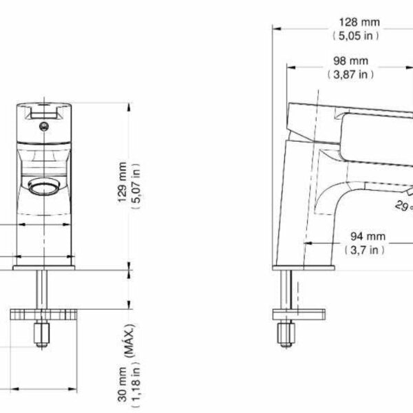 Misturador Para Lavatório Monocomando Mesa Gali 00934406 - Docol