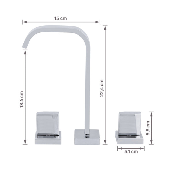 Misturador para Lavatorio Mesa Next 00626906 - Docol