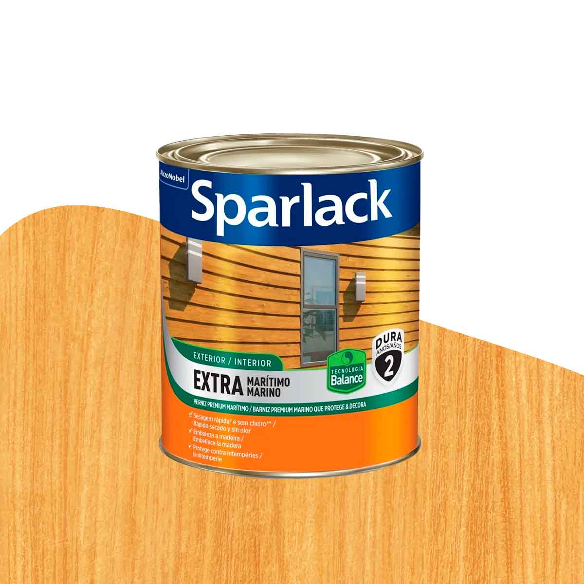 Coral Verniz Extra Marítimo Sparlack 0,9L - Coral