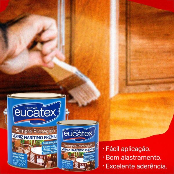 Verniz Marítimo Brilhante 1/16 L - Eucatex